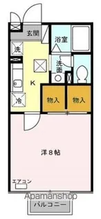 フォンテーヌ・中山【1階】の間取り