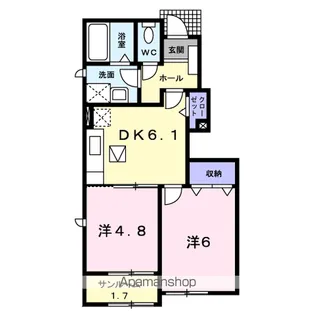 ヴィラ・ガーデン G【1階】の間取り