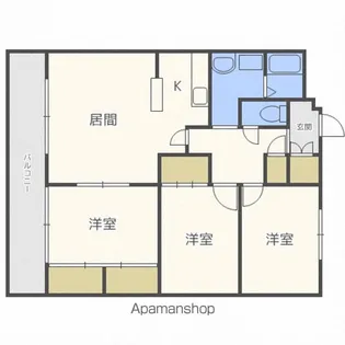 メゾン伏見【2階】の間取り