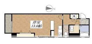 ネルメッツォ国分寺【1階】の間取り