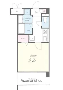 コンドミニオ けやき【4階】の間取り