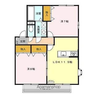 ルミエール II【2階】の間取り