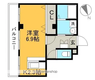 メゾンSEI【2階】の間取り
