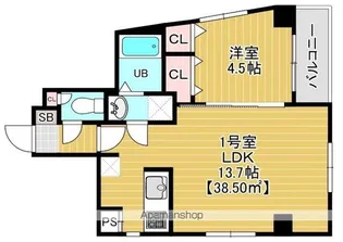 The House minowa【4階】の間取り