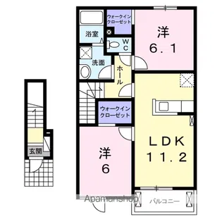 ライフガーデン8【2階】の間取り