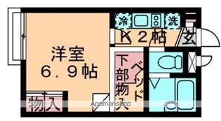 レオパレスEXODUS【1階】の間取り