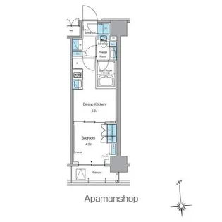 ルフォンプログレ上野稲荷町【5階】の間取り