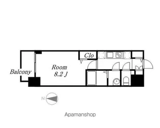 プレサンス広小路通パルス【9階】の間取り