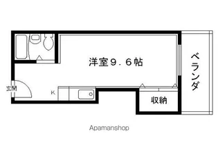 ルミエール蘭【1階】の間取り
