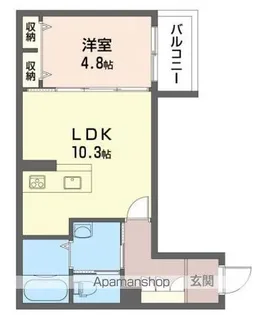 テラス新中野【203号室】の間取り