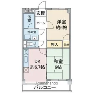 伊藤ビル【205号室】の間取り