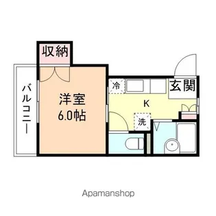 フォーブル木町【202号室】の間取り