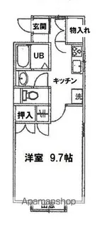 コーポ・ハピネス【105号室】の間取り