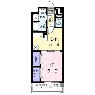 サンリット・スクエア【2階】の間取り