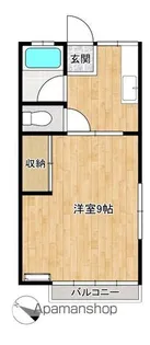 フラット水明【201号室】の間取り