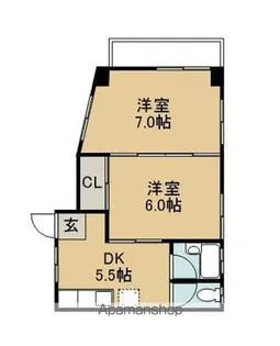 ファーストビル【201号室】の間取り