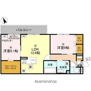 Gigliato(ジリアート)【1階】の間取り