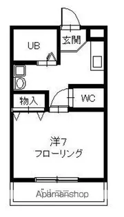 コンフォートB【2階】の間取り