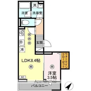 ホームバリー春日【3階】の間取り