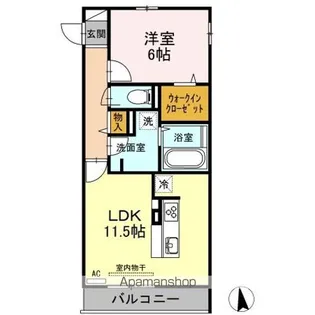 リル インフィニティ【3階】の間取り