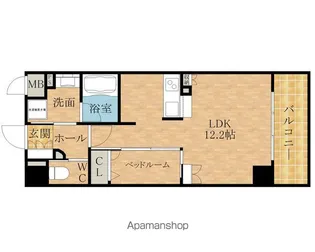 ゼスト岸和田【705号室】の間取り