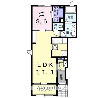 六角EAST【1階】の間取り