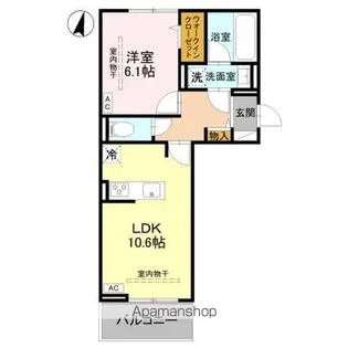 DーGRAN西本町【1階】の間取り