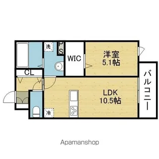 オリエンス【2階】の間取り