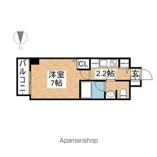 カレント新栄【10階】の間取り