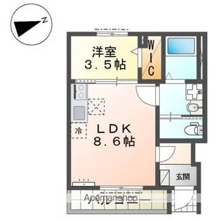 アヴェリア【1階】の間取り