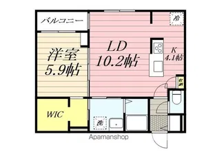 MEREA千歳【4階】の間取り