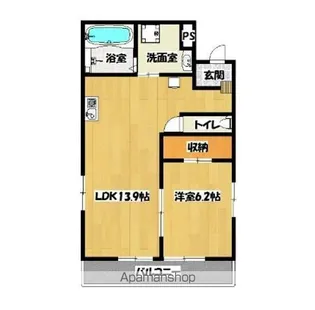 富久ビル【2階】の間取り
