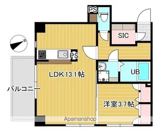 YSマンション弐番館【2階】の間取り