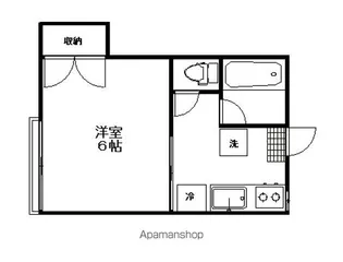 フロンティア国見Ⅱ【202号室】の間取り