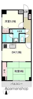 グリーンテラス宮内【3階】の間取り