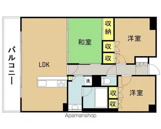 サーパス清水【8階】の間取り
