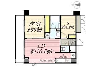 アルテシモグレイス【5階】の間取り