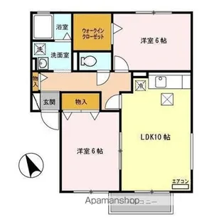 ルピナ A【1階】の間取り