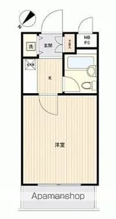 グランピアマンション西新【202号室】の間取り
