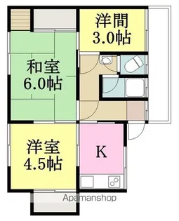 松元アパート【2階】の間取り