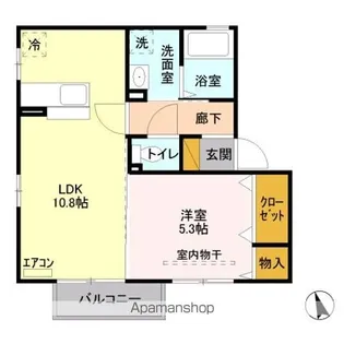 グランメール桜町 D【2階】の間取り