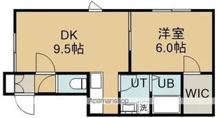 ドミールMK【101号室】の間取り