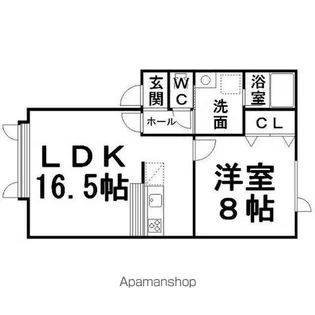クレア【2階】の間取り