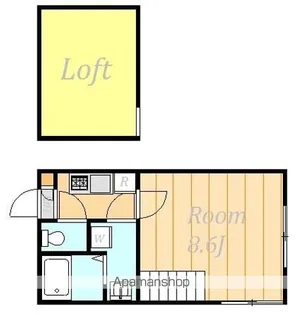 アークアンシェル【1階】の間取り
