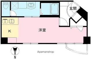 パークナードフィット田園調布【1階】の間取り