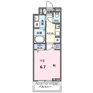 ラ・トゥール湘南Ⅱ【3階】の間取り