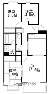 T’S GARDEN習志野台【2階】の間取り