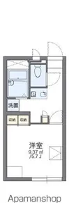レオパレスあかり【1階】の間取り
