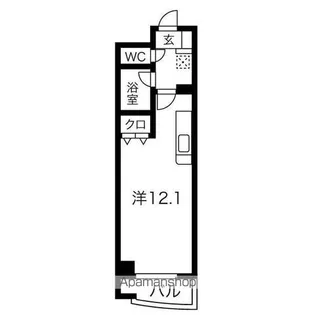 ラ・プリミエール【4階】の間取り