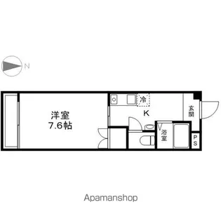 長野県長野市大字鶴賀七瀬【マンション】の間取り